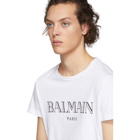 Balmain White Logo T-Shirt