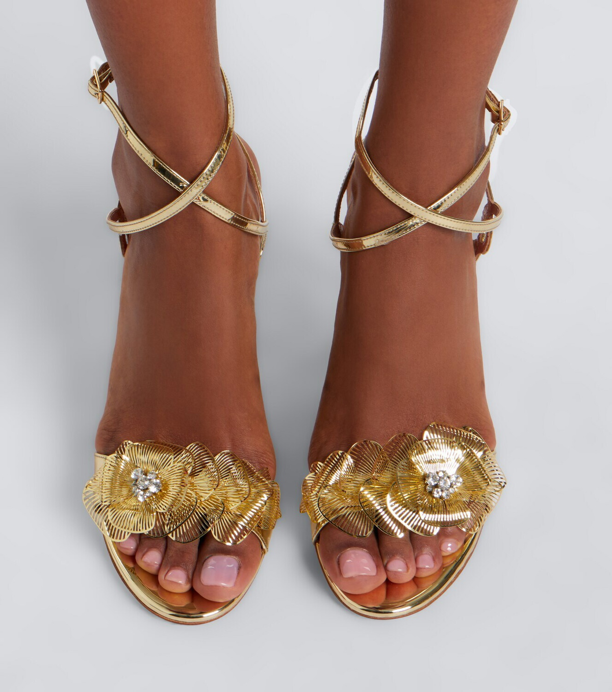 Aquazzura Flora Mystica embellished sandals