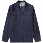 Battenwear Men's Five Pocket Canyon Shirt in Navy Corduroy