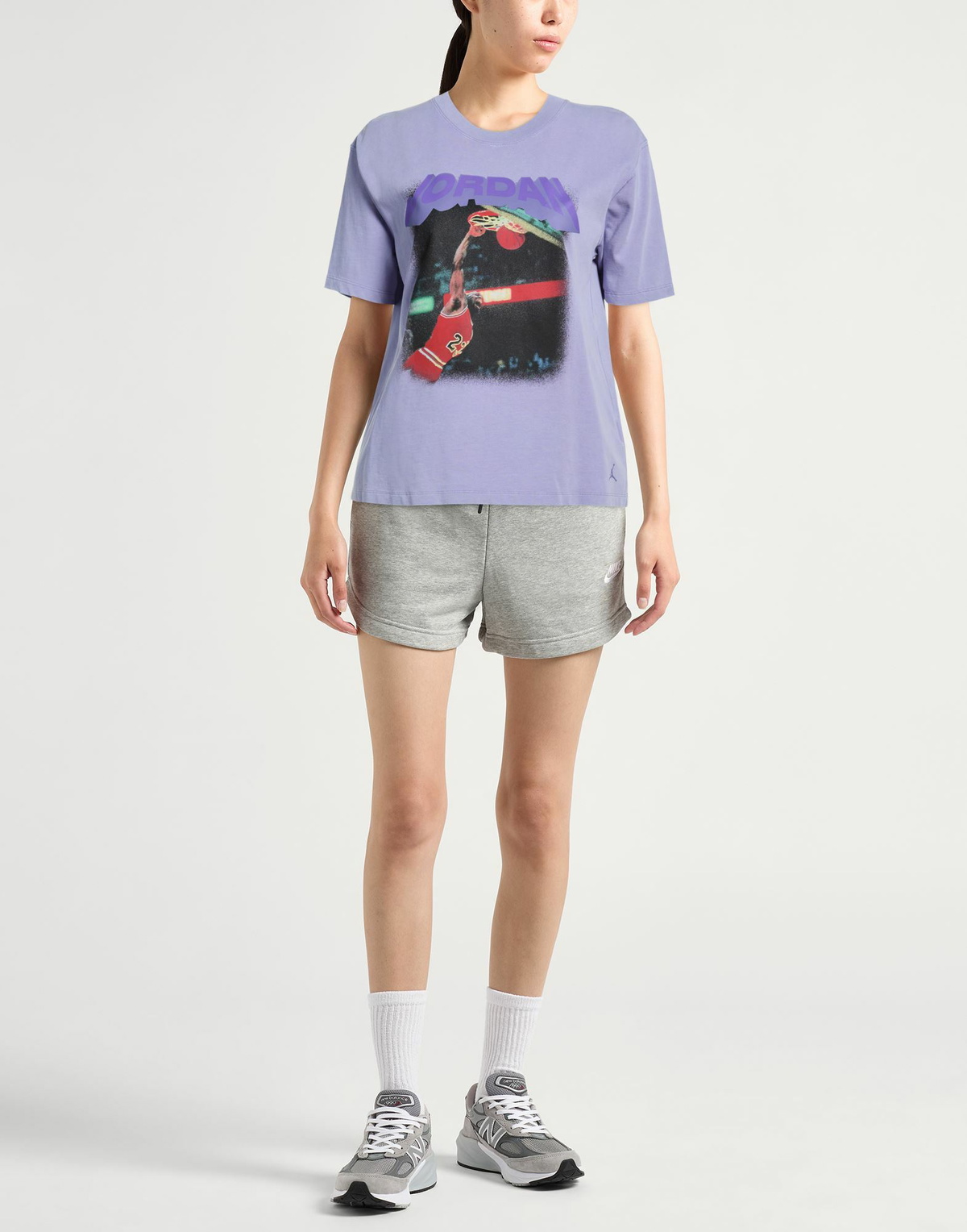 Jordan Womens T-shirt in Purple