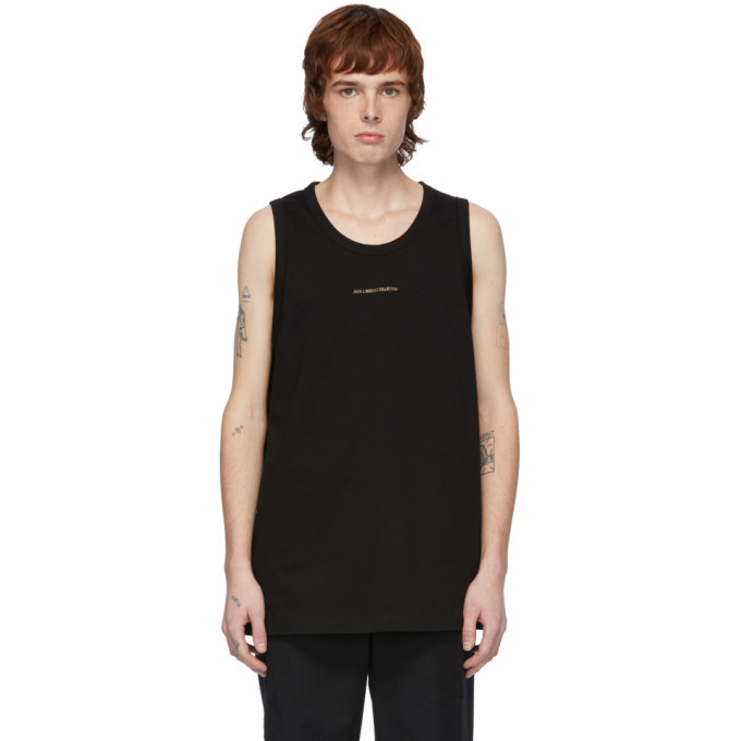 Photo: Juun.J Black Logo Tank Top