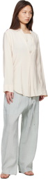 Studio Nicholson Green Attis Trousers