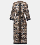 'S Max Mara Falesia printed twill midi dress