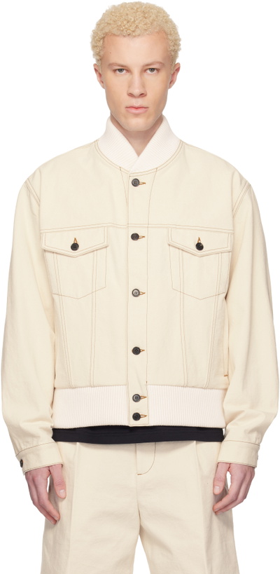Photo: Lanvin Off-White Teddy Jacket
