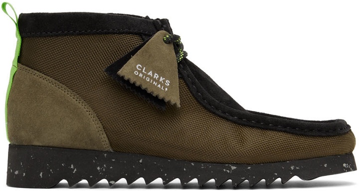 Photo: Clarks Originals Green & Black WallabeeBt 2.0 Boots