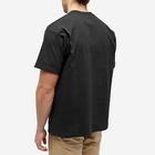 WTAPS Men's 04 Embroided Crew Neck T-Shirt in Black