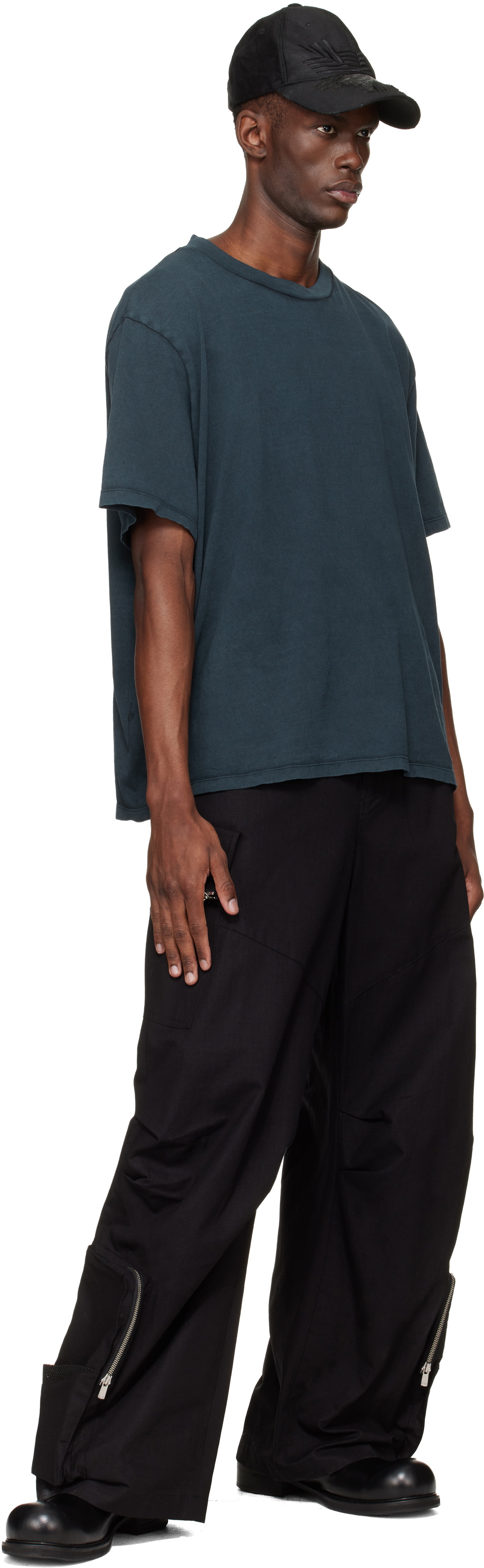 FFFPOSTALSERVICE Black Engineer Cargo Pants