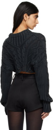 Han Kjobenhavn Black Distressed Sweater