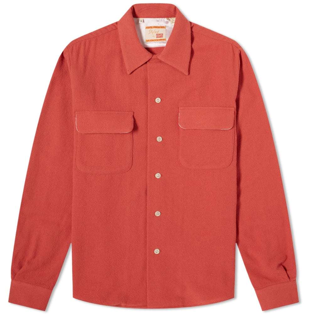 Levis DELUXE CHECK SHIRT Red - LVC DOGTOOTH RED