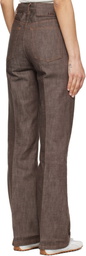 A.P.C. Brown Arno Jeans