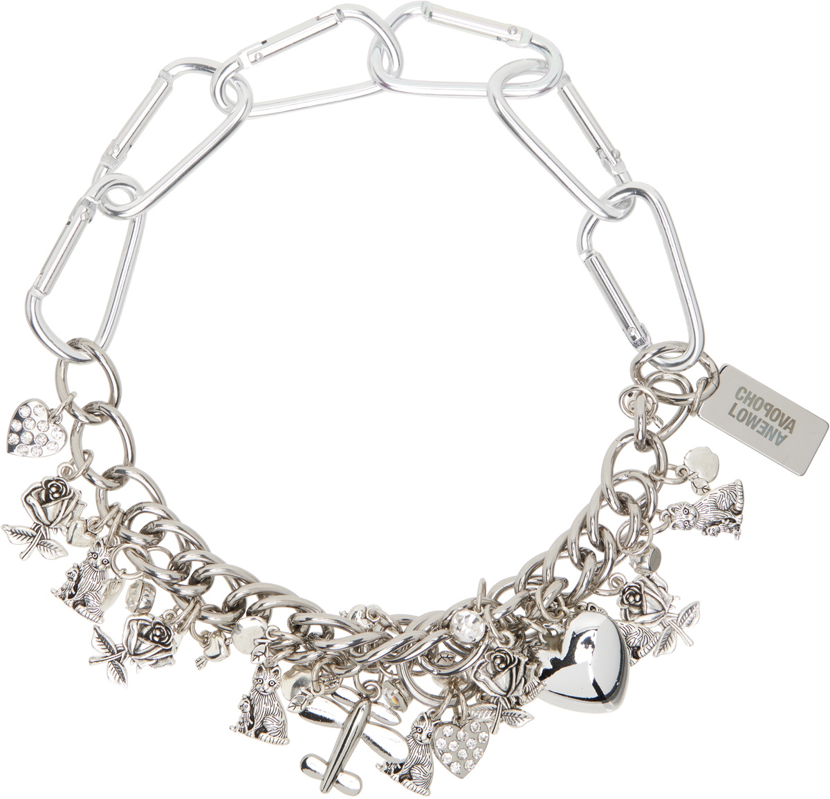 Chopova Lowena Gold Pansy Girl Necklace Chopova Lowena