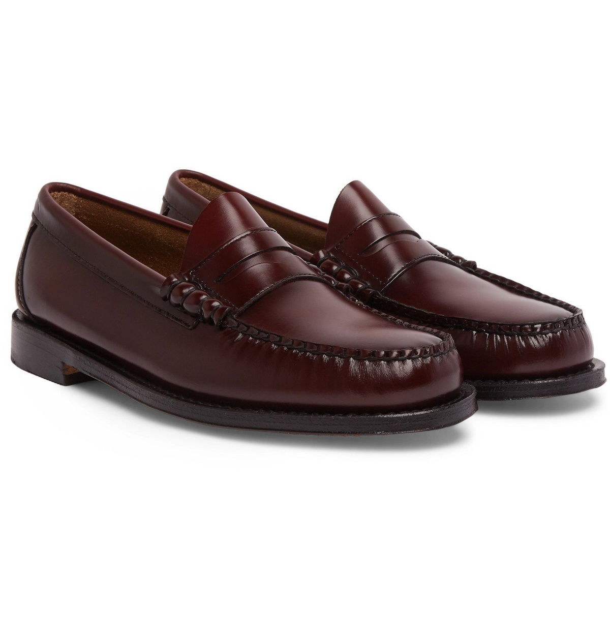 G.H. Bass & Co. - Weejuns Larson Leather Penny Loafers - Burgundy 