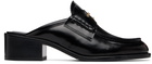 Alexander Wang Black Carter Leather Slip-on Loafers