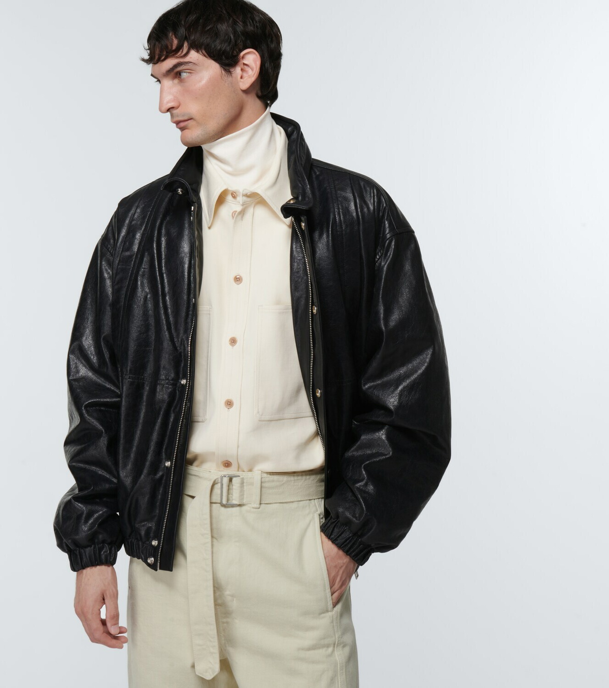 Lemaire - Cotton and wool-blend twill shirt