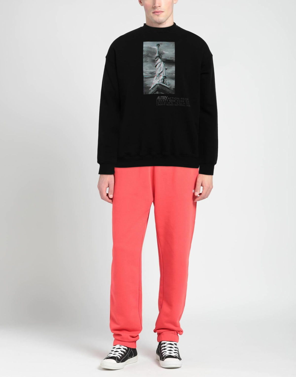 Autry Mens Sweatshirt in Black