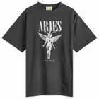 Aries Men's Destroyed Nirvana T-Shirt in Black