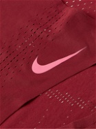 Nike Running - AeroSwift Slim-Fit Perforated Dri-FIT ADV Tank Top - Red