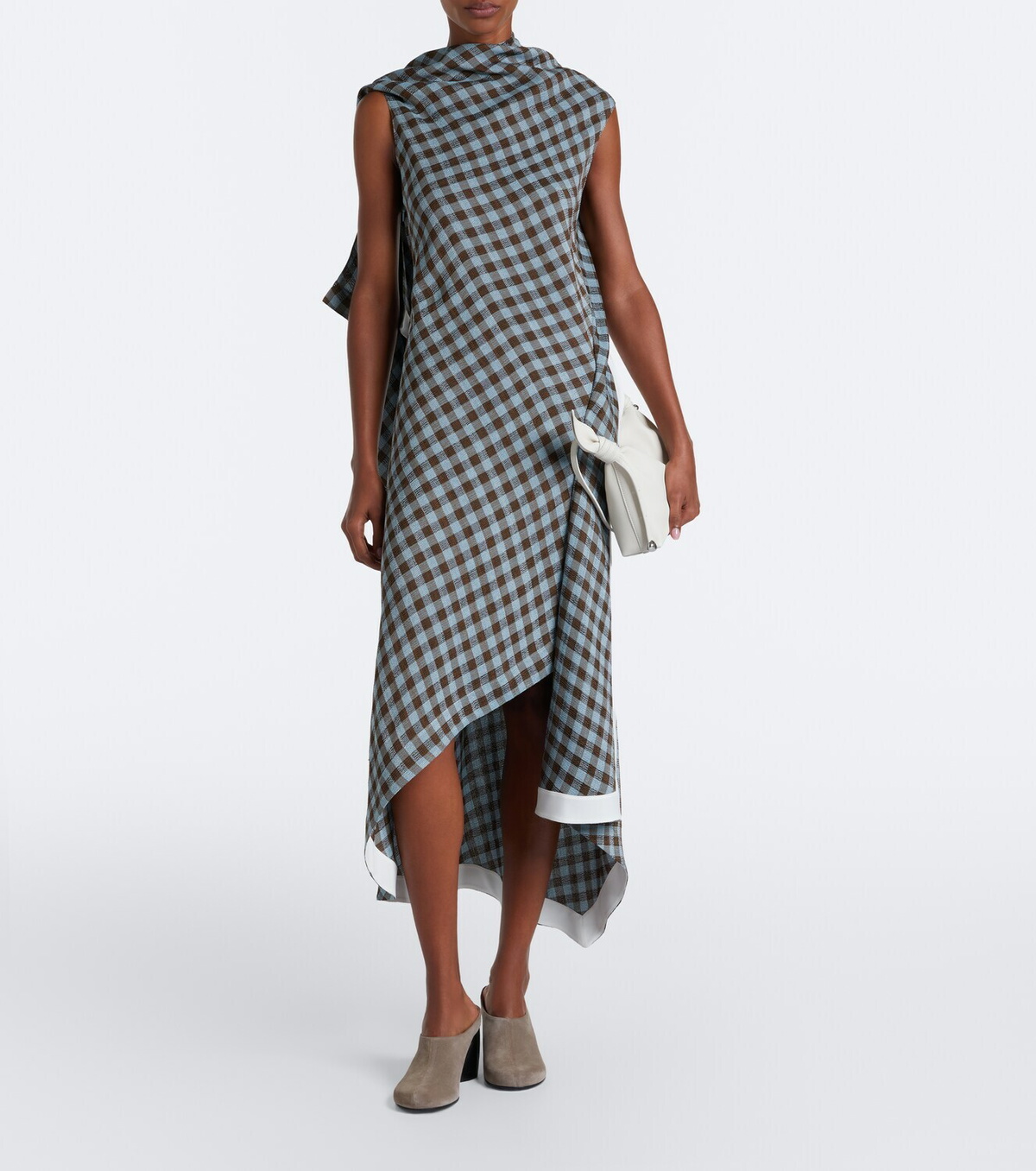 Loewe Oval suede mules