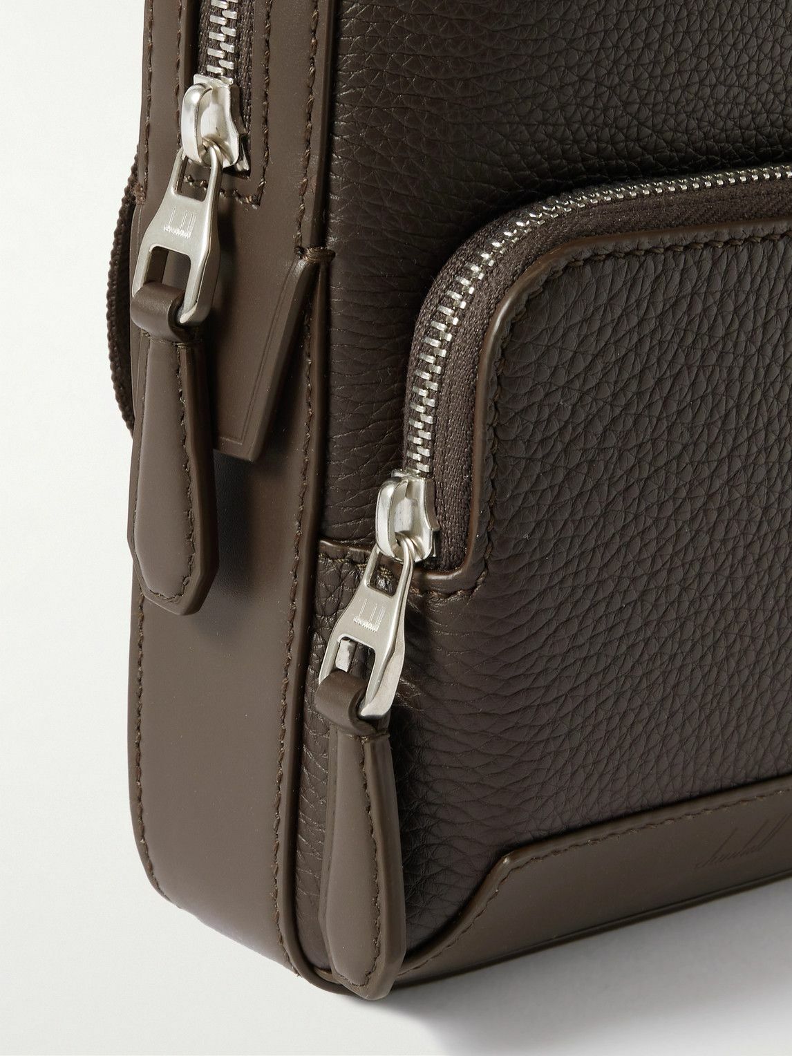 Dunhill - 1893 Harness North South Full-Grain Leather Messenger Bag
