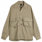 DAIWA Men's Tech Sports Open Collar Shirt in Wolf Grey