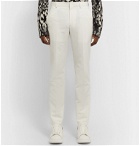 Givenchy - Skinny-Fit Crepe Trousers - White