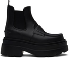 Alexander Wang Black Carter 75mm Ankle Platform Rain Boots