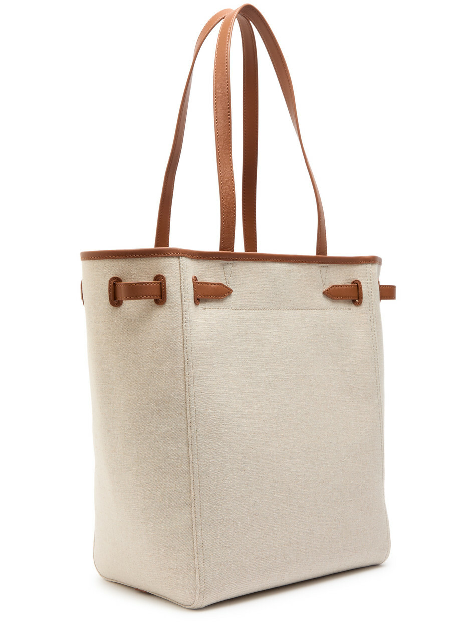 Veronica Beard Dash Canvas Tote bag - Cream - One Size