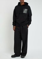Loewe Hooded Cotton Sweatshirt Black