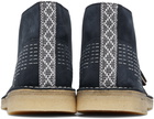 Clarks Originals Navy Sashiko Desert Boots