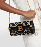 Balmain B-Buzz 23 crystal-embellished clutch