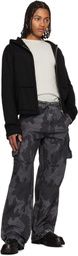 424 Gray Camo Cargo Pants