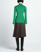 Berna Womens Turtleneck Emerald in Green