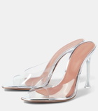 Amina Muaddi Alexa 105 PVC mules