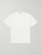 Auralee - Luster Plaiting Pima Cotton-Jersey T-Shirt - White