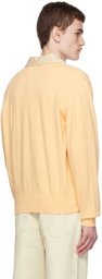 Dunst Yellow Argyle Sweater