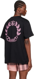 Burberry Black Oak Leaf Crest T-Shirt