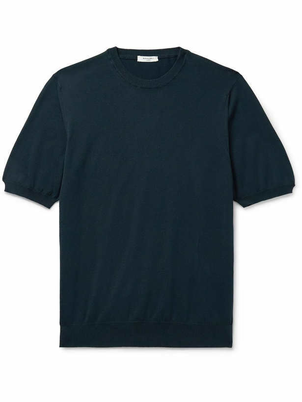Photo: Boglioli - Garment-Dyed Cotton T-Shirt - Blue