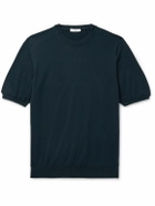 Boglioli - Garment-Dyed Cotton T-Shirt - Blue