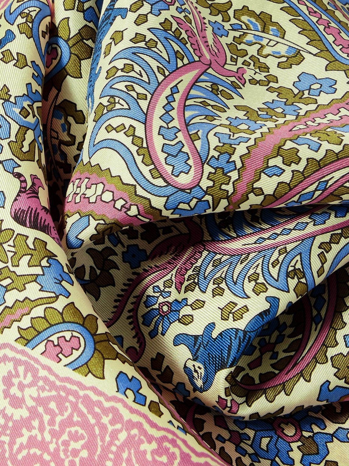 Turnbull & Asser - Paisley-Print Silk-Twill Pocket Square Turnbull