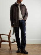 Purdey - Winchester Corduroy and Knit-Trimmed Quilted Padded Shell Jacket - Brown