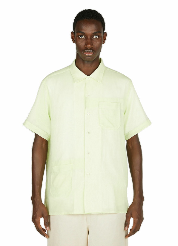 Photo: Engineered Garments - Camp Short Sleeve Shirt in Yellow