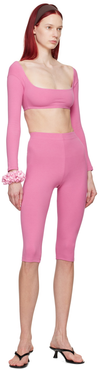 Gil Rodriguez Pink Capri Leggings