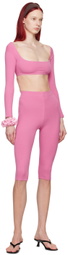 Gil Rodriguez Pink Capri Leggings