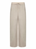 120% Lino Sand Linen Pants