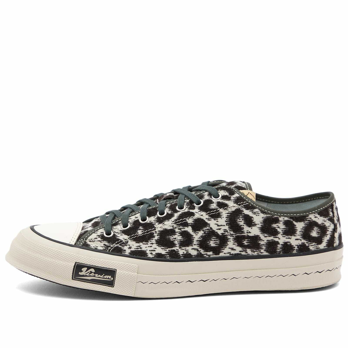 Visvim Men's Skagway Lo Leopard Sneakers in Grey Visvim Visvim Men's Skagway Lo Leopard Sneakers in Grey Visvim