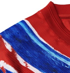 adidas Consortium - Pharrell Williams Human Race Logo-Appliquéd Printed Stretch-Jersey T-Shirt - Red
