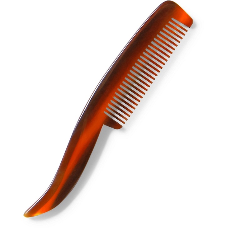 Photo: Buly 1803 - Horn-Effect Acetate Beard Comb - Colorless