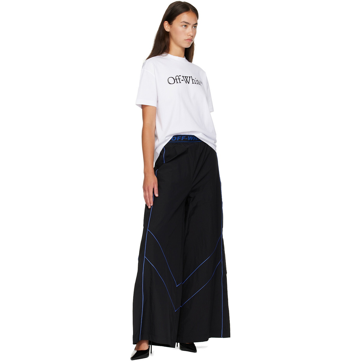 Off-White White Big Logo Bookish T-shirt