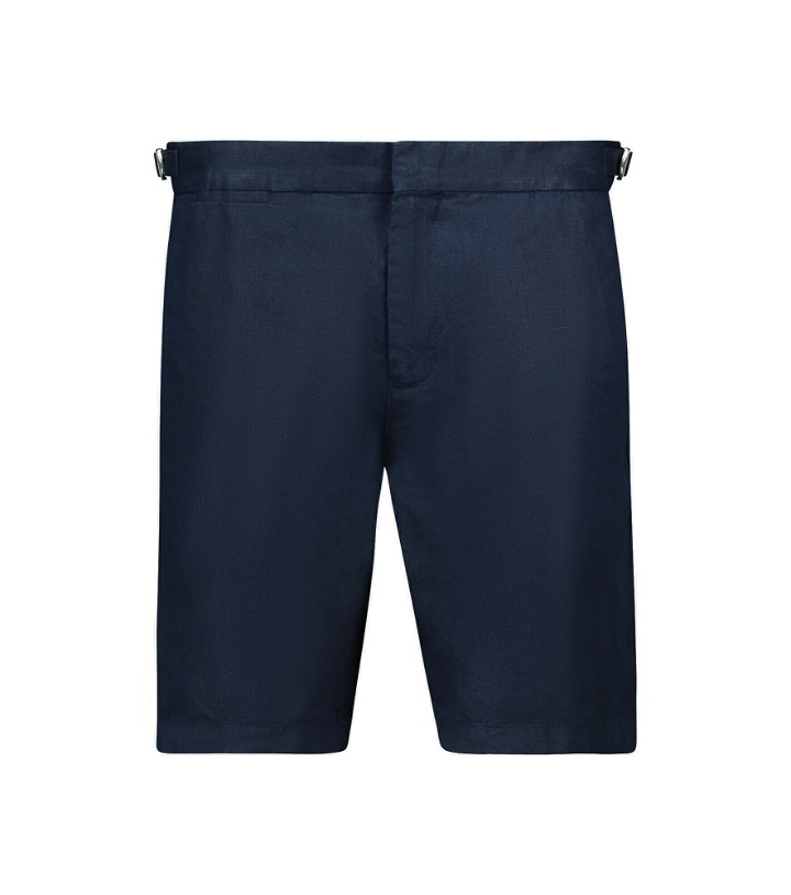 Photo: Orlebar Brown - Norwich slim-fit linen shorts
