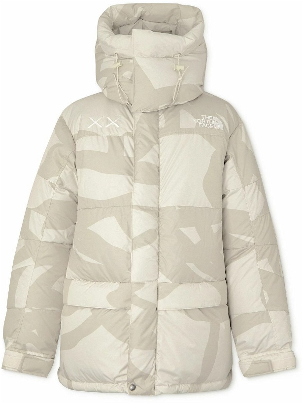 Photo: The North Face - XX KAWS Retro 1994 Himalayan Quilted Shell Hooded Parka - Gray